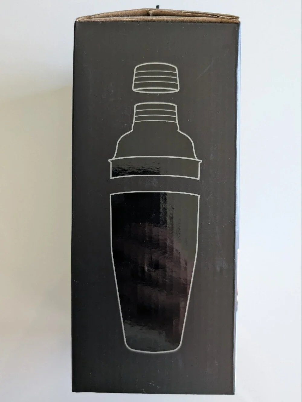 18/8 Stainless Steel Cocktail Shaker - Silver 18oz - New
